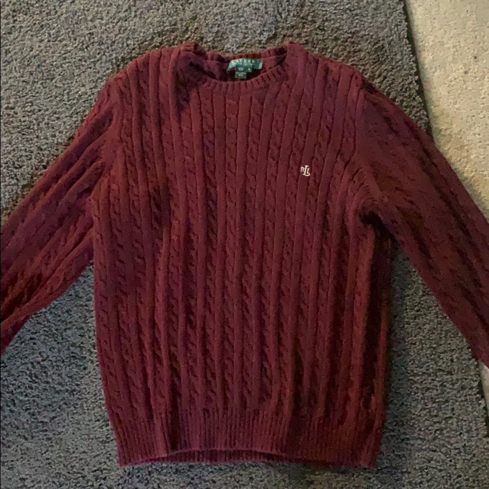 Beautifully knit Ralph Lauren Cable Sweater